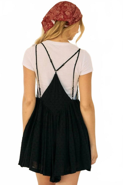 Sixty One Elaina Romper Black 3X 3