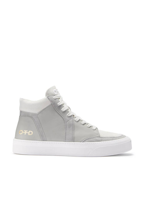 On This Day Women's Leather Mid-Top Sneaker Grey US 9.5 3