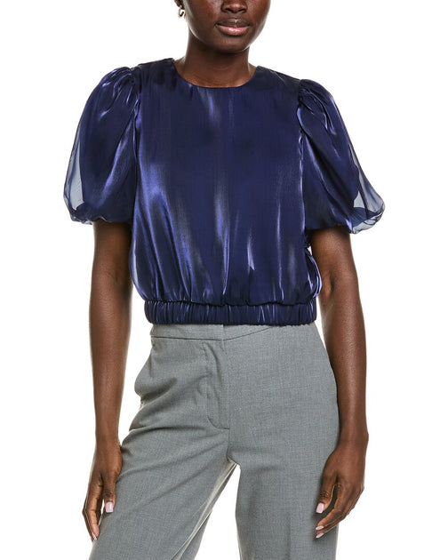Endless Rose Blouson Top Blue Small 2