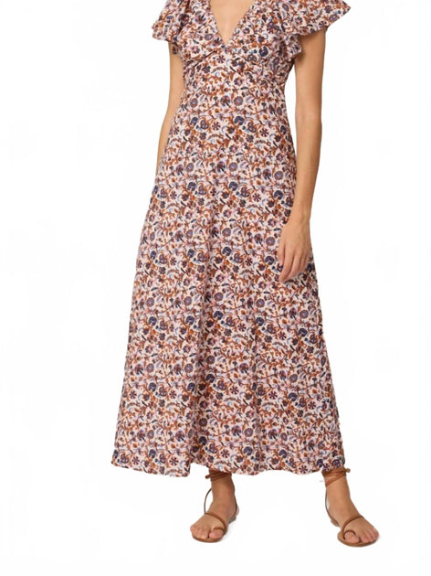 Cleobella Briar Ankle Dress Multi Medium 3