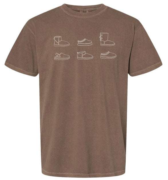 Comfort Colors The Top Six Shirt Brown Large 2