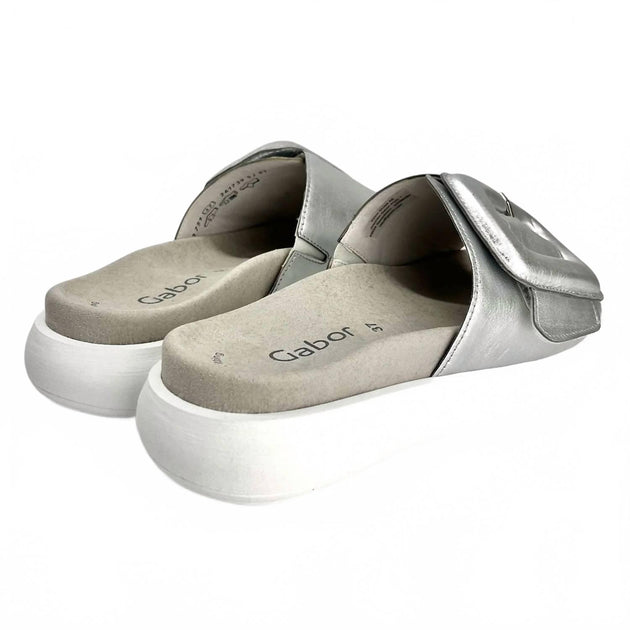Gabor 63.751 Sandal Silver EU 39 4