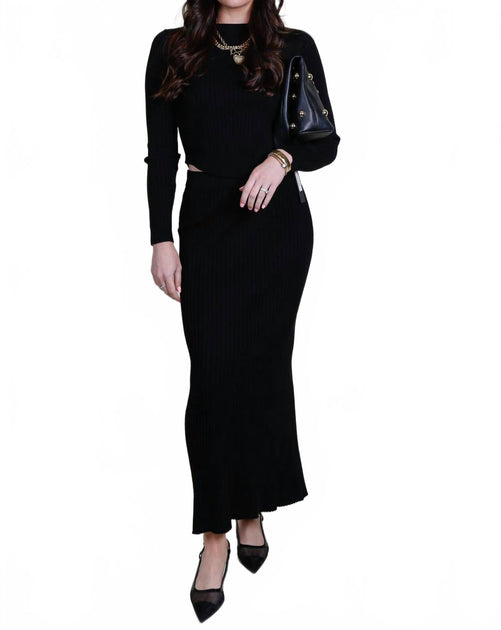 sundays Trix Midi Skirt Black XS 2