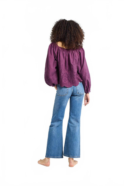 MILLE Maureen Top Purple Medium 3