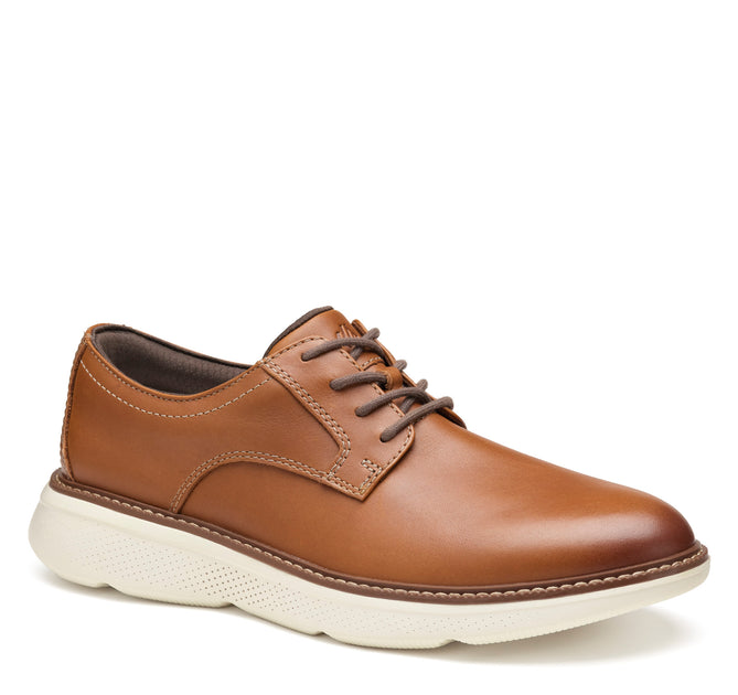 Johnston & Murphy Colson Plain Toe Lace-Up Shoe Brown 10.5 2