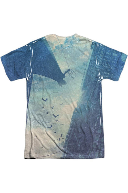 Gildan Batman Skyscrapers Short Sleeve Crew Tee Blue Large 3