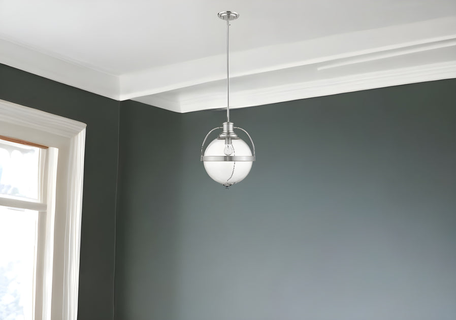 Hivvago Kassian Pendant Light Satin Nickel 2