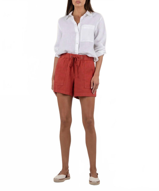 KUT FROM THE KLOTH Katana Shorts Red Medium 2