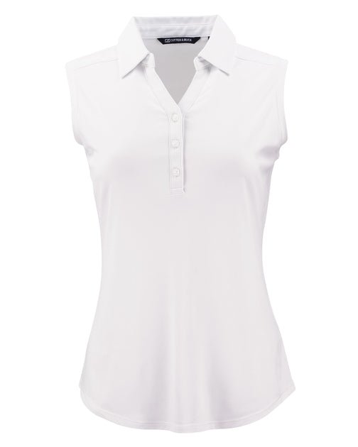Cutter & Buck Forge Eco Stretch Sleeveless Polo Blue Large 2