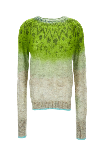 Rohka Gradient Wollmisch-Strickwaren Grün Medium 2