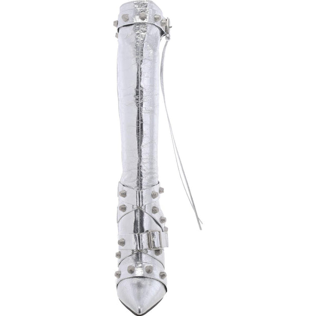 Steve Madden Fink Womens Faux Leather Embellished Knee-High