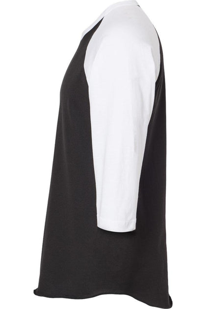 Tultex Fine Jersey Raglan T-Shirt White XXXLarge 4