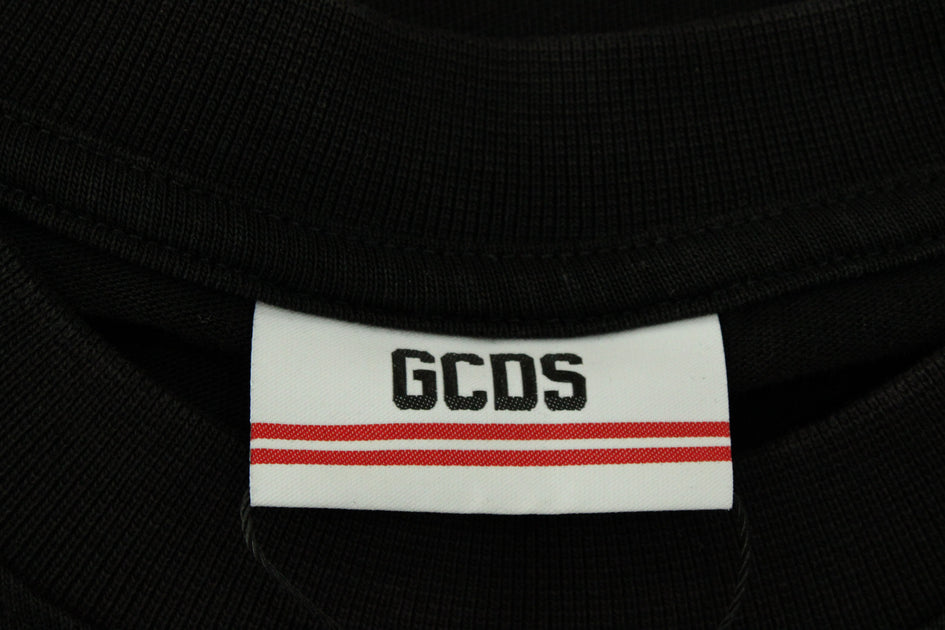 GCDS Logo-Print T-Shirt Black XL 4