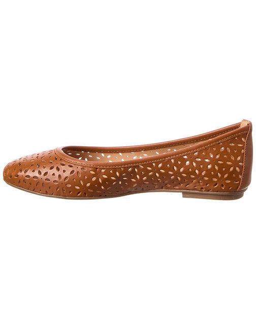 French Sole Leyla Flat Brown US 9.5 3