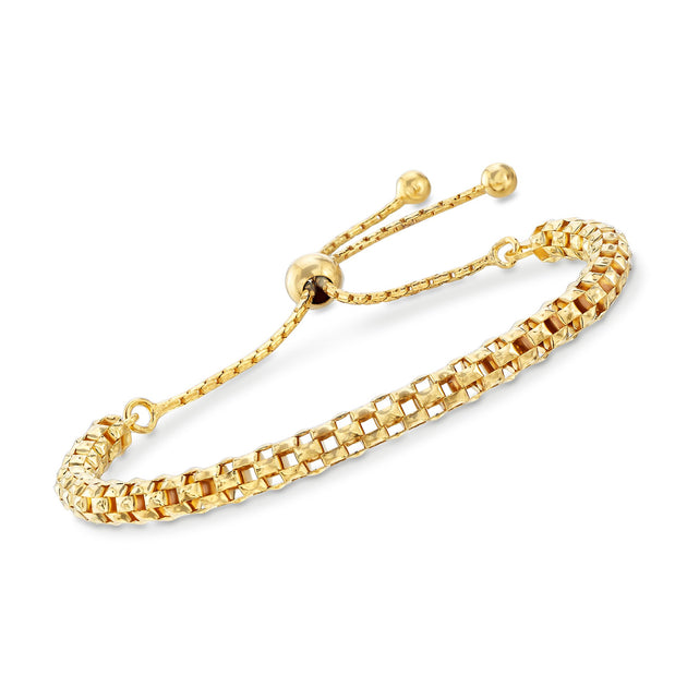 Ross-Simons Mesh Bolo Bracelet Gold 2