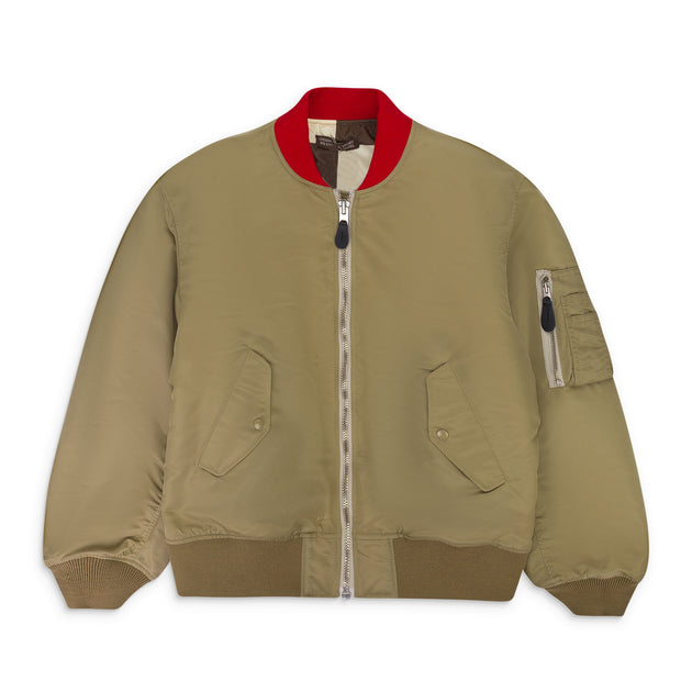 Undercover UC2C92091 Men's Woven Bomber Jacket Beige Large 3