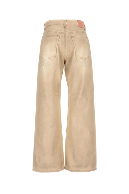 Acne Studios Jean à Jambe Large Beige 26 3