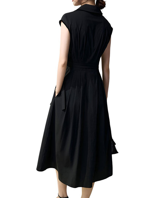 LEON GORI Midi Dress Black US 10 3