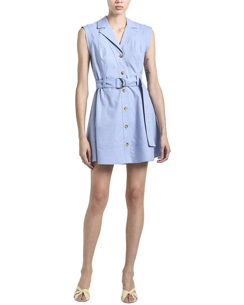 Derek Lam 10 Crosby Lya Dress Blue US 0 2