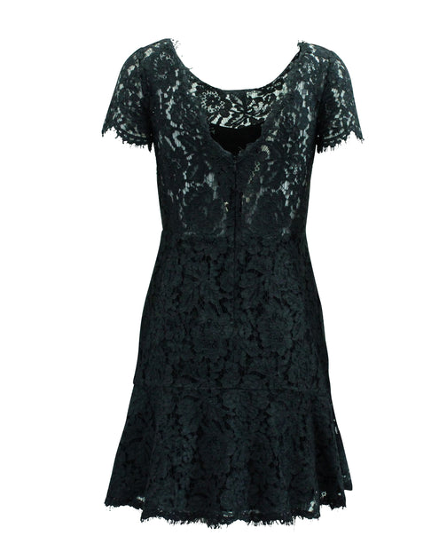 Diane von Furstenberg Lace Dress In Grey Polyester