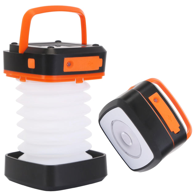 Global Bazaar Lanterne de Camping Solaire LED Pliable USB Rechargeable 2