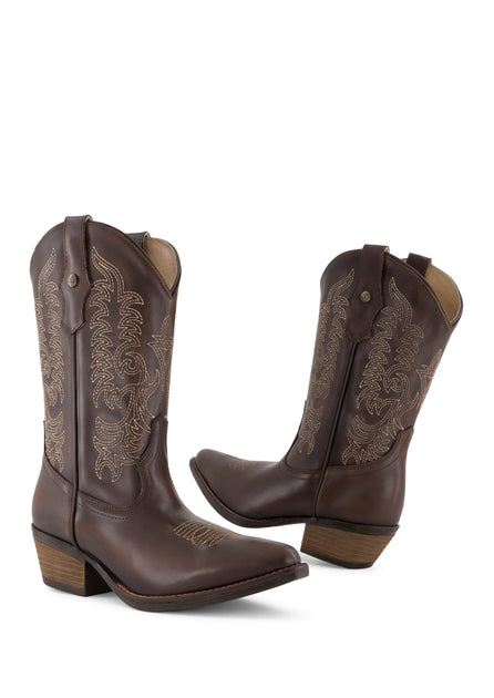 Forastero Western Leather Boots Brown US 10 4