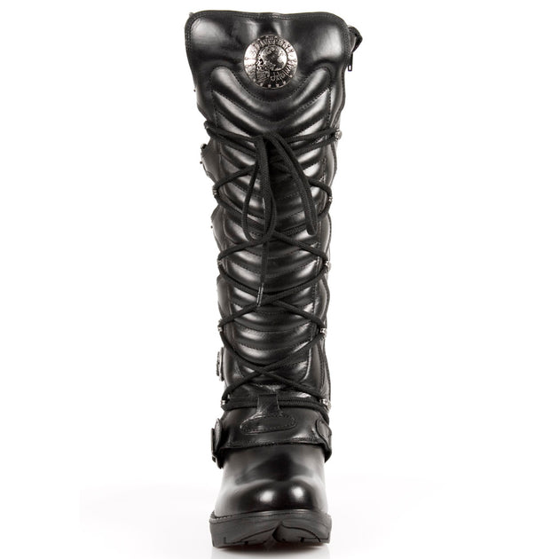 New Rock TR004-S1 Knee High Boots Black EU 43 4