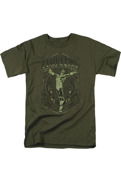 Gildan DC Comics Fearless T-Shirt Green XL 2