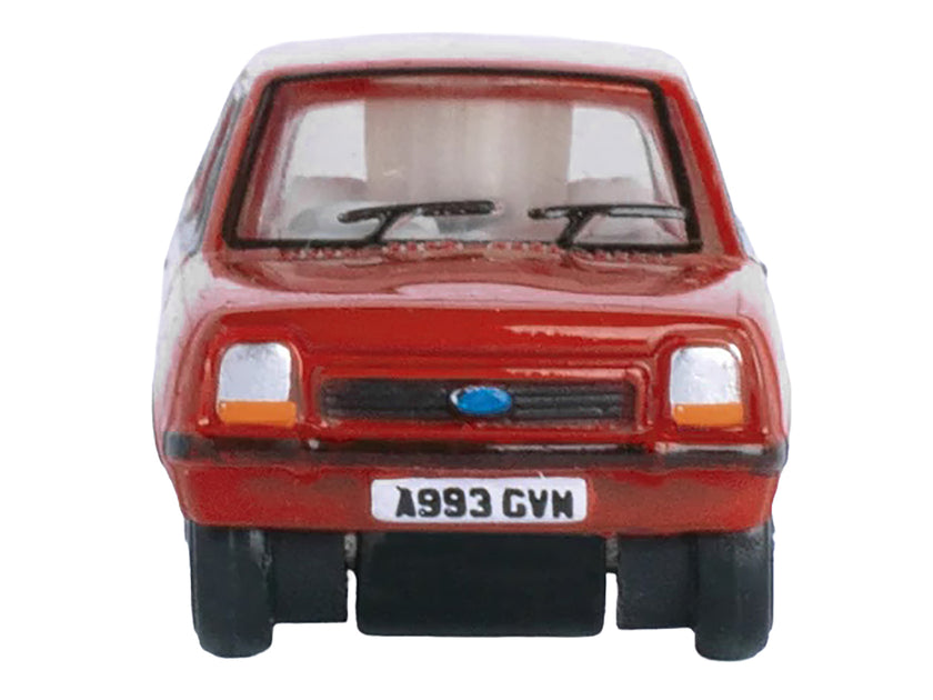 OXFORD 76FF001 1/76 OO railway scale FORD FIESTA MKI VENETIAN RED New in Case | UK OXFORD 76FF001 1/76 OO railway scale FORD FIESTA MKI VENETIAN RED New in Case | UK