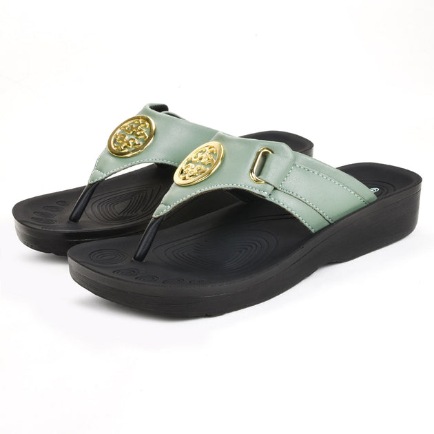 Aerothotic Hazel Sandals Green US 8 4
