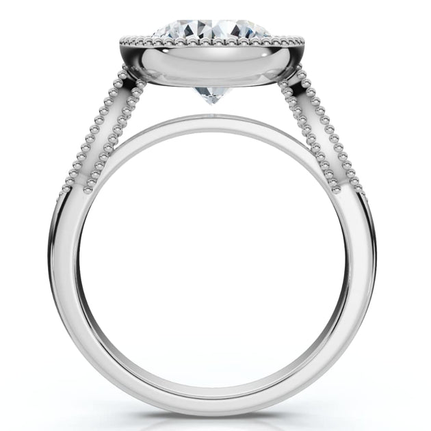 Pompeii3 Luna Diamond Engagement Ring Gold US 6 3