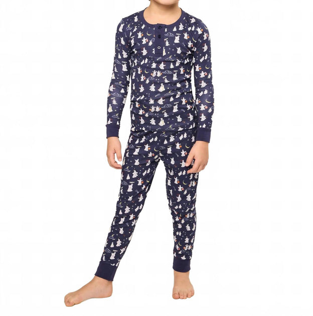Petite Plume Spooky Slumber Pajamas Blue US 5 2
