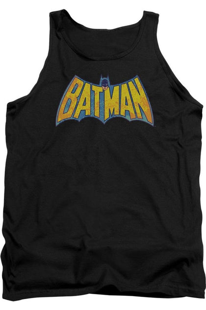 Gildan DC Comics Batman Neon Distress Logo Tank Top Black XXL 2