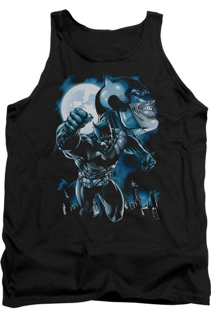 Gildan Batman Moonlight Bat Tank Top Black XL 2