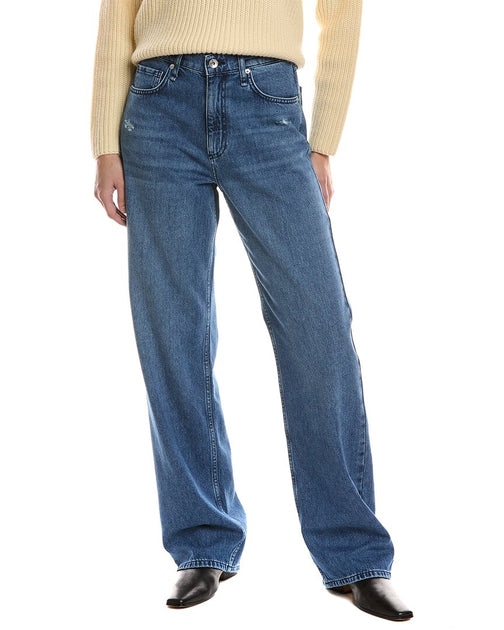 rag & bone Shannon Polk Relaxed Straight Jean Blue 24 2