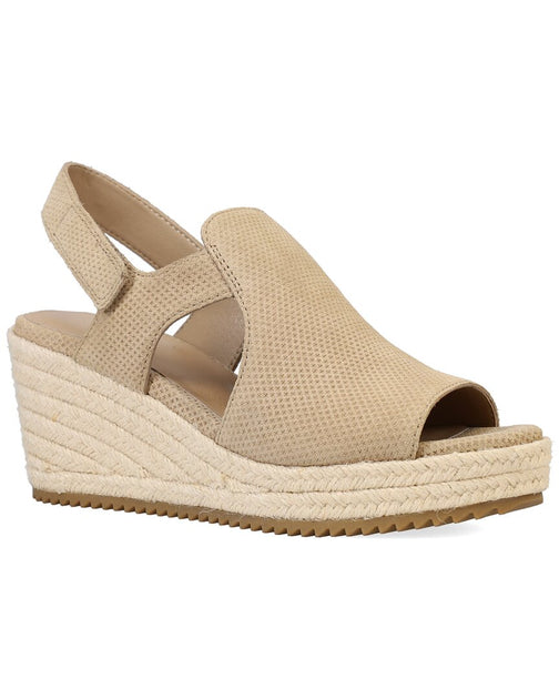 EILEEN FISHER Wilda Wedge Sandal Beige US 10 2