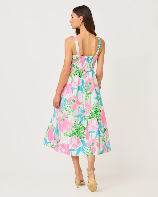 Lilly Pulitzer Rissy Midi Dress Multi US 6 3