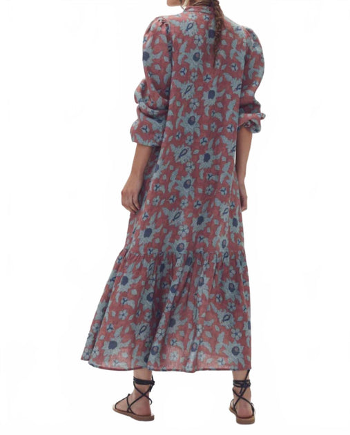 Lanhtropy Meknes Leinenkleid Multi XSmall 3
