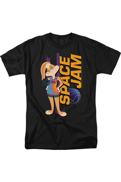 Gildan Space Jam 2 Lola Standing T-Shirt Noir Medium 2