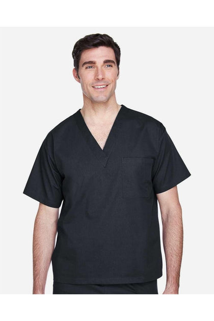 Harriton Restore Scrub Top Black X-Small 4