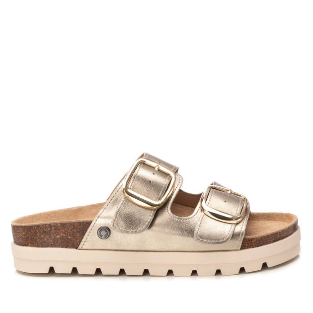 Xti Refresh Platform Sandals Gold US 5-6 2