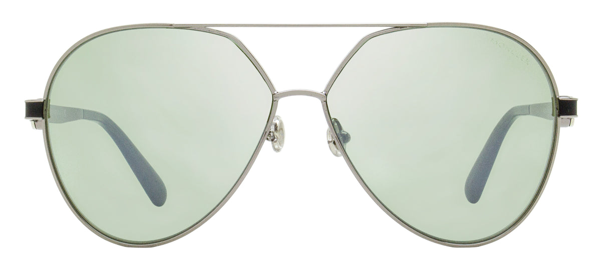Moncler Vizta ML0263 Sunglasses Light Ruthenium Green 59mm 3