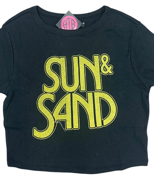 Girl Dangerous Sun & Sand Crop Top Blue Large 3