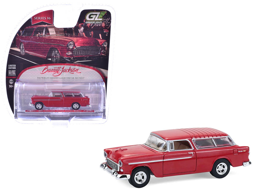 Greenlight 1955 Chevrolet Nomad Custom Wagon Rouge 1/64 2
