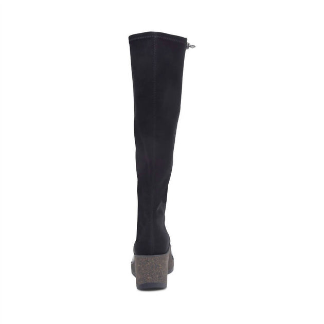 Aetrex Rose Wedge Tall Boot Black EU 41 4