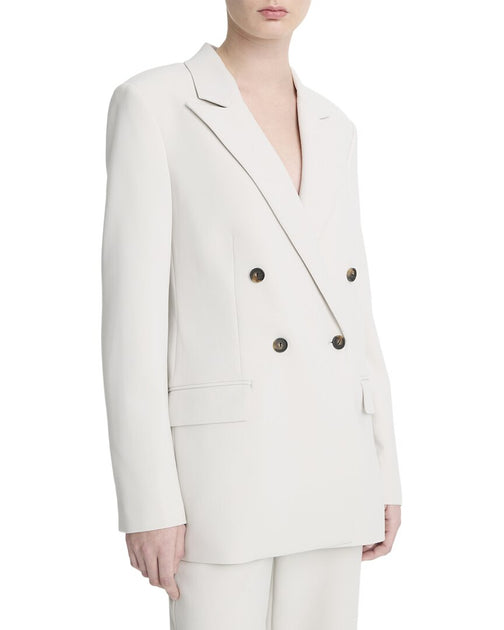 Vince Zweireihiger Blazer Weiß US 4 2