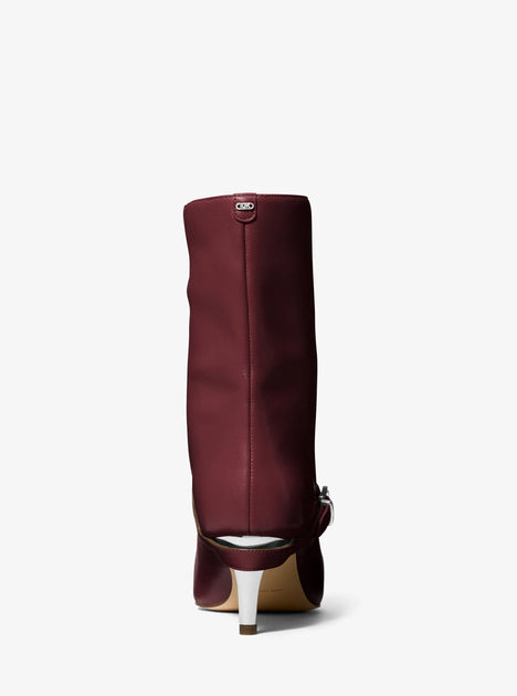Michael Kors Kasia Leather Boot Multi US 7.5 4
