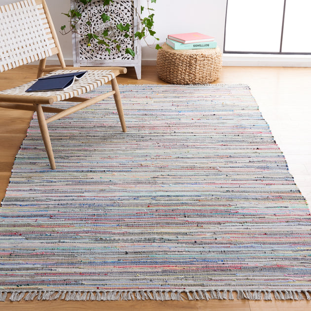 Safavieh RAR121 Rag Rug Grey Multi 2