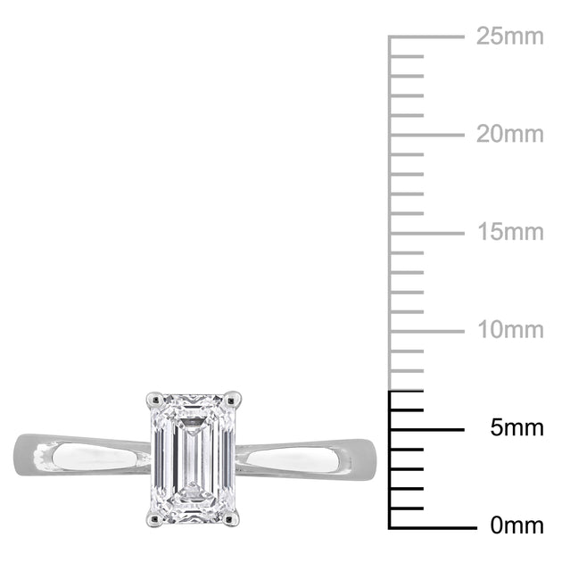 Mimi & Max Created Forever Bague de Fiançailles Diamant de Laboratoire Argent US 6 4