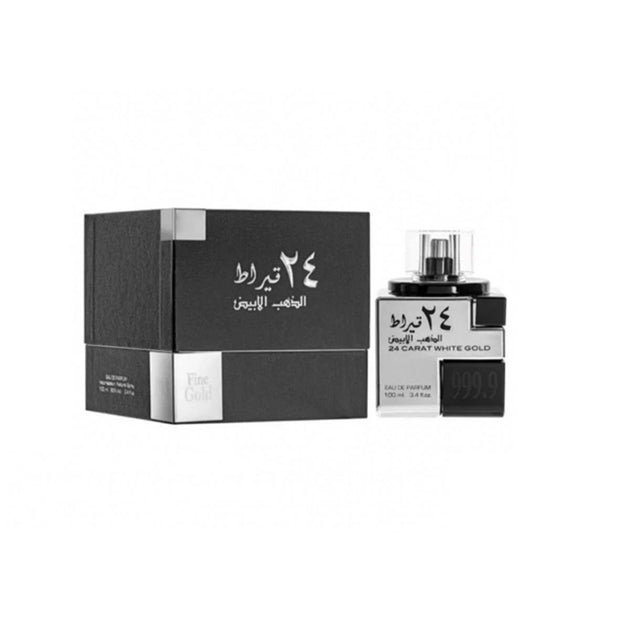 Lattafa 24 Carat White Gold Eau De Parfum Clear 100ml 6